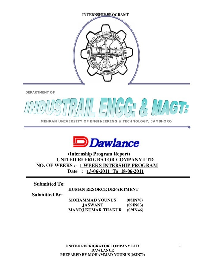 hierarchy of dawlance Dawlance report
